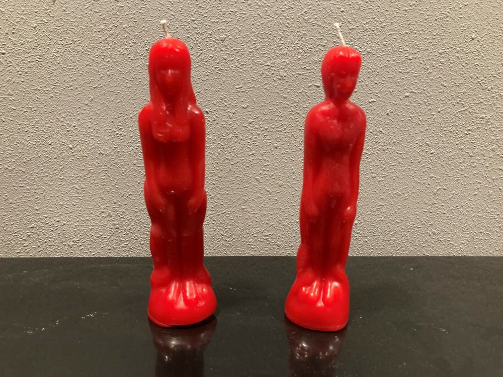 Handmade Spell Candle - Female - Red