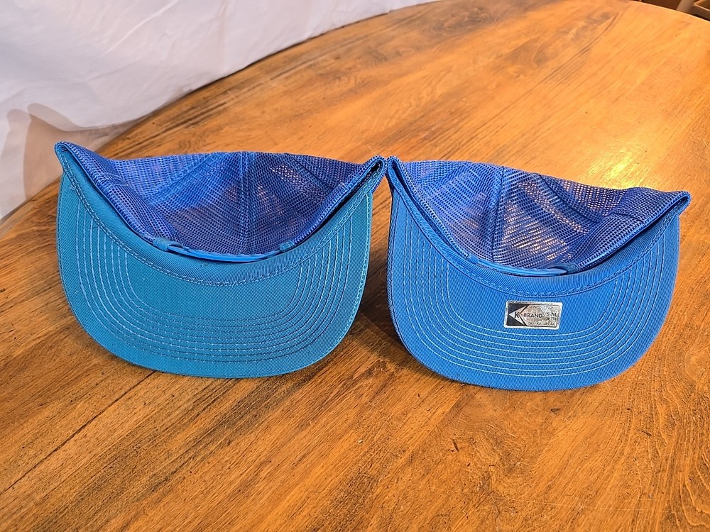 Vintage RARE RATH FEED Patch Hat lot(2)