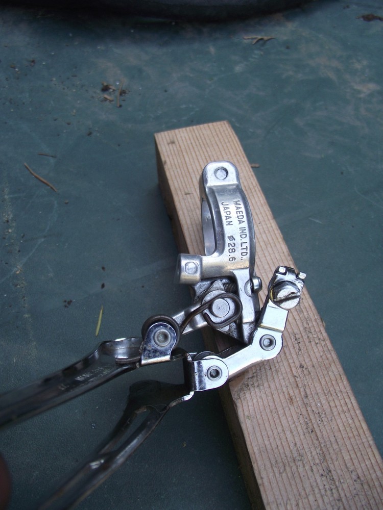 Vintage 1983 Suntour 7 seven Front Derailleur 28.6 4532 bottom pull bicycle
