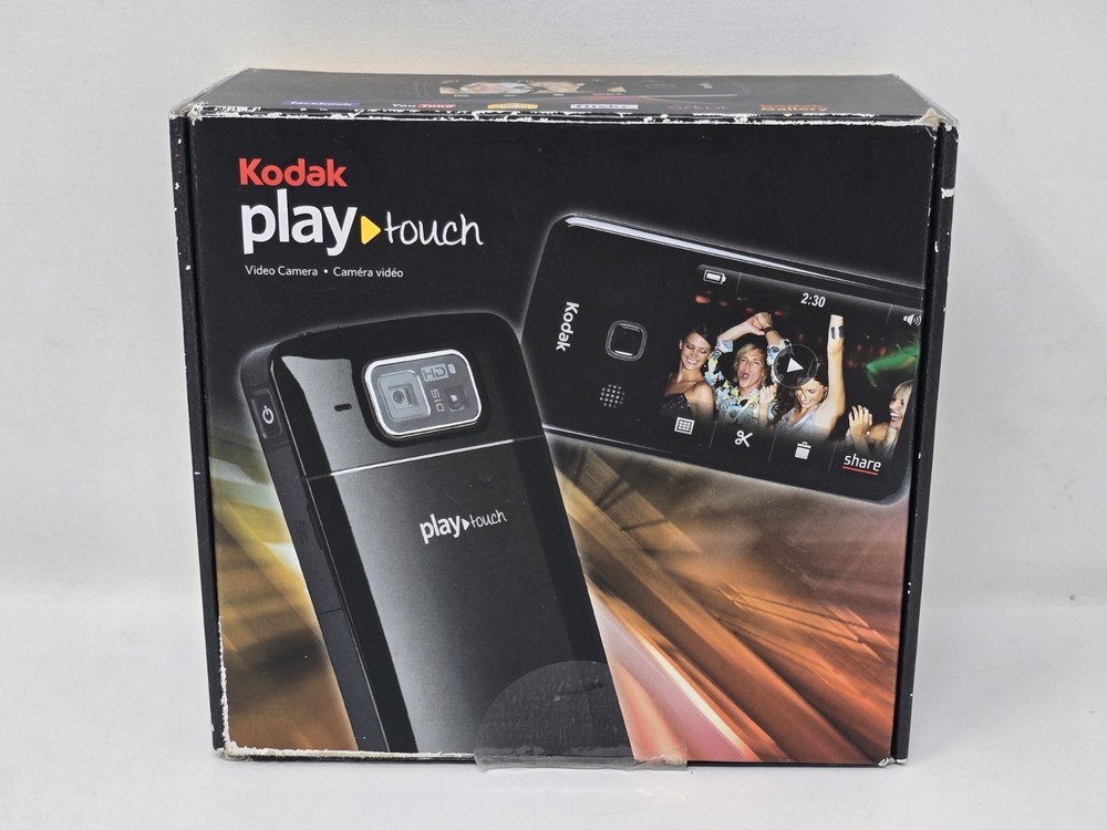 Kodak PlayTouch Zi10 Video Camera (Blue) - OPEN BOX