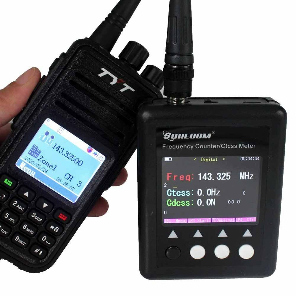 SURECOM SF401 PLUS Frequency Counter for Radio Transceiver CTCSS/DCS Decoder