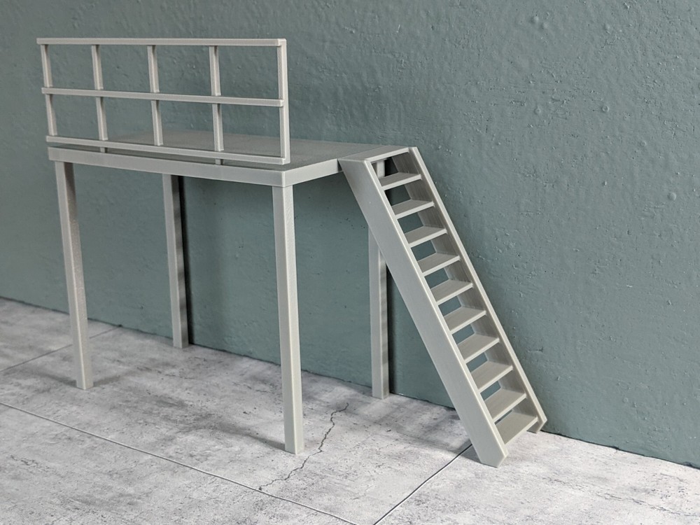 1/24 Scale Garage Loft Platform - Model Car Diorama Accessory