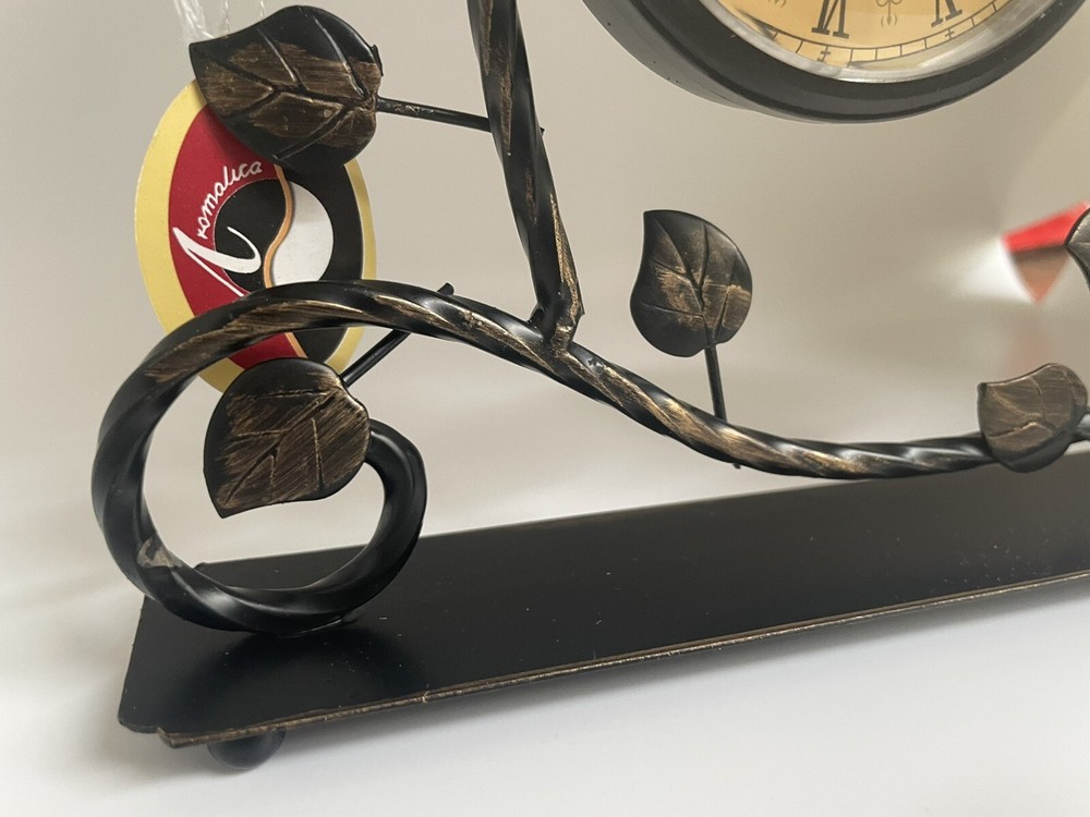 Rustic Vine Clock Candle Holder - Brand New