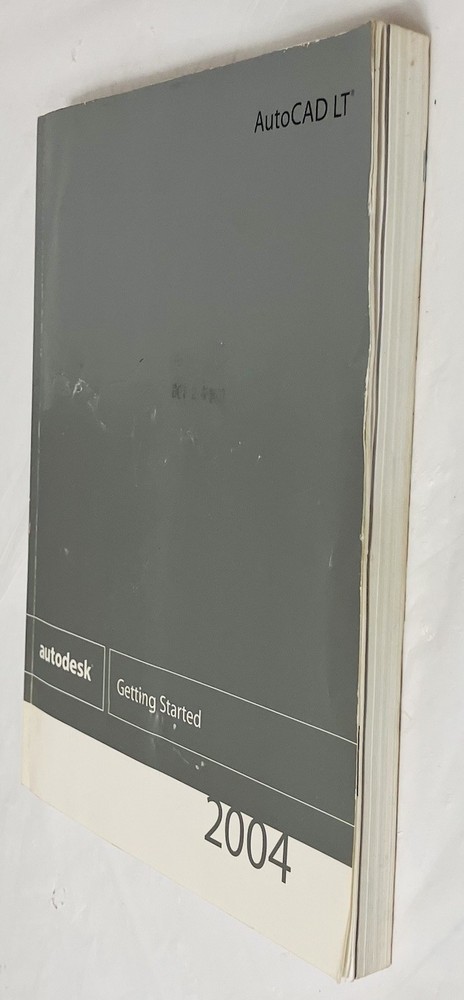 AutoCAD LT 2004 Getting Started Guide + Quick Reference Card Vintage Manual Only