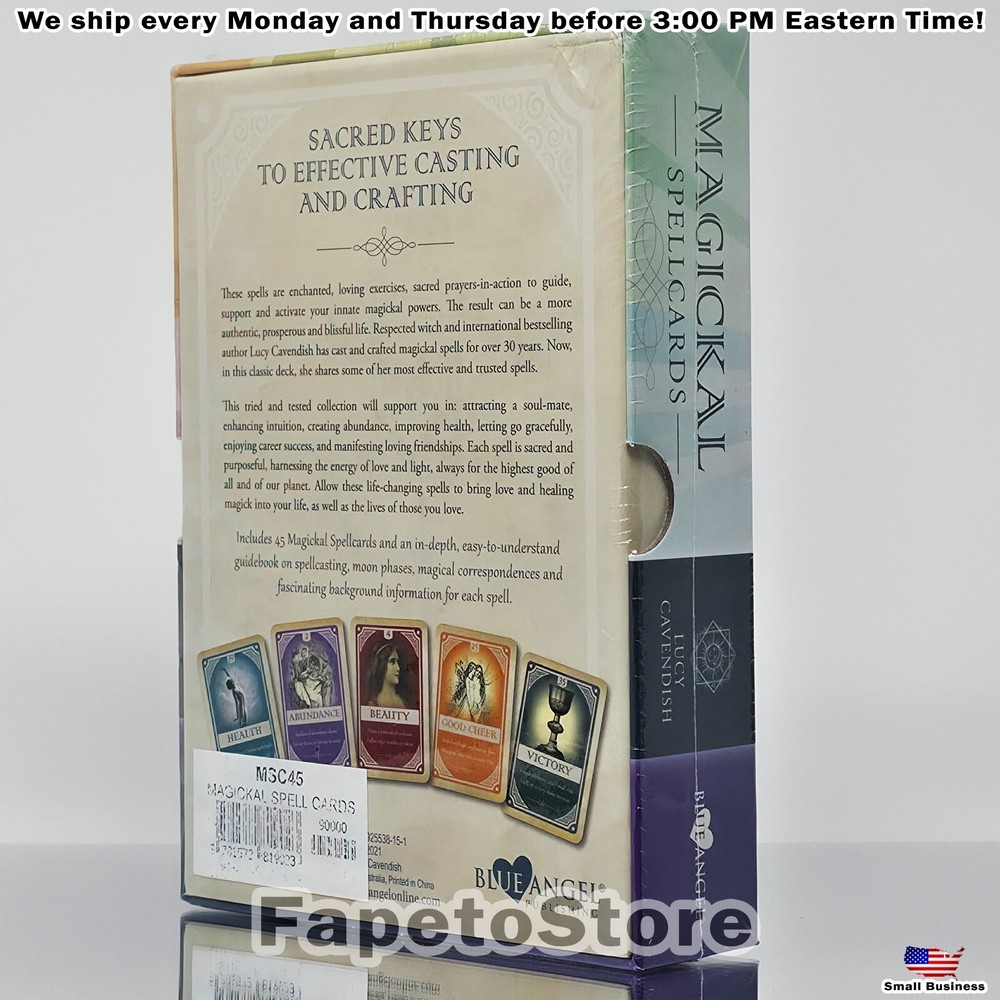U.S. Games Systems - Magikal Spellcards, Oracle Deck and Guidebook