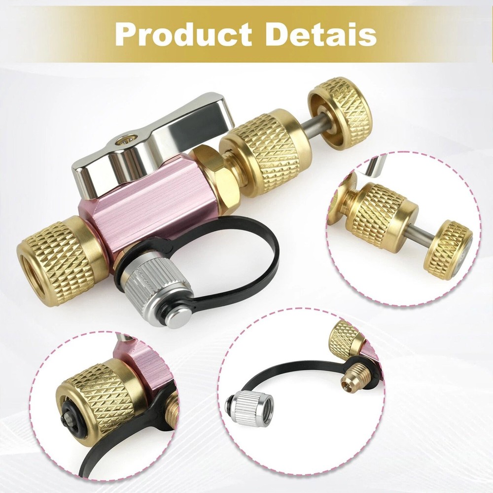 AC Refrigerant System Tool 5/16" Valve Core Removal Mega Flow Vacuum Rated