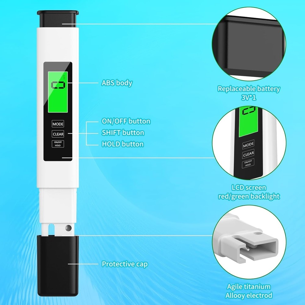 Professional Water Tester for Drinking Water - Accurate TDS Meter Digital Wat...