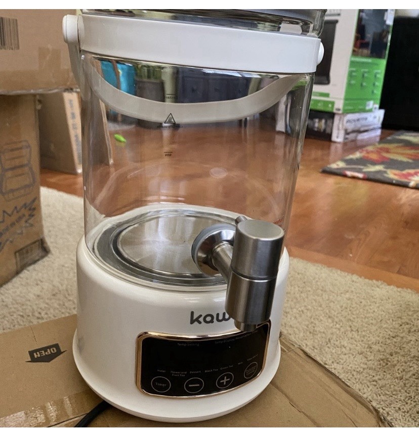 Kawu RC-Z825D2 Electric Kettle Touch Screen, Temp Control, Timer, 800W, White