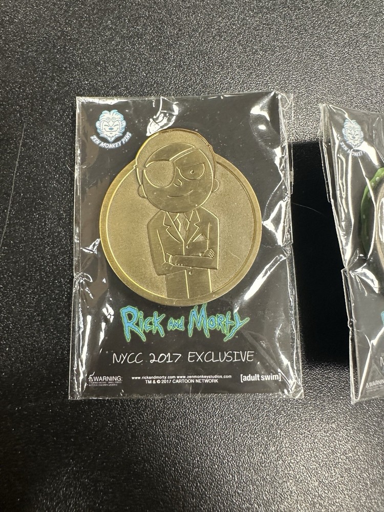 Rick & Morty NYCC 2017 Exclusive Pin Set