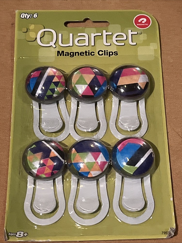 Quartet Magnetic Clips 6 PK