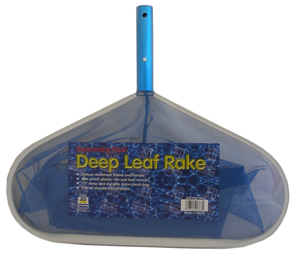 JED Pool Tools 40-383 Deluxe Deep Leaf Rake