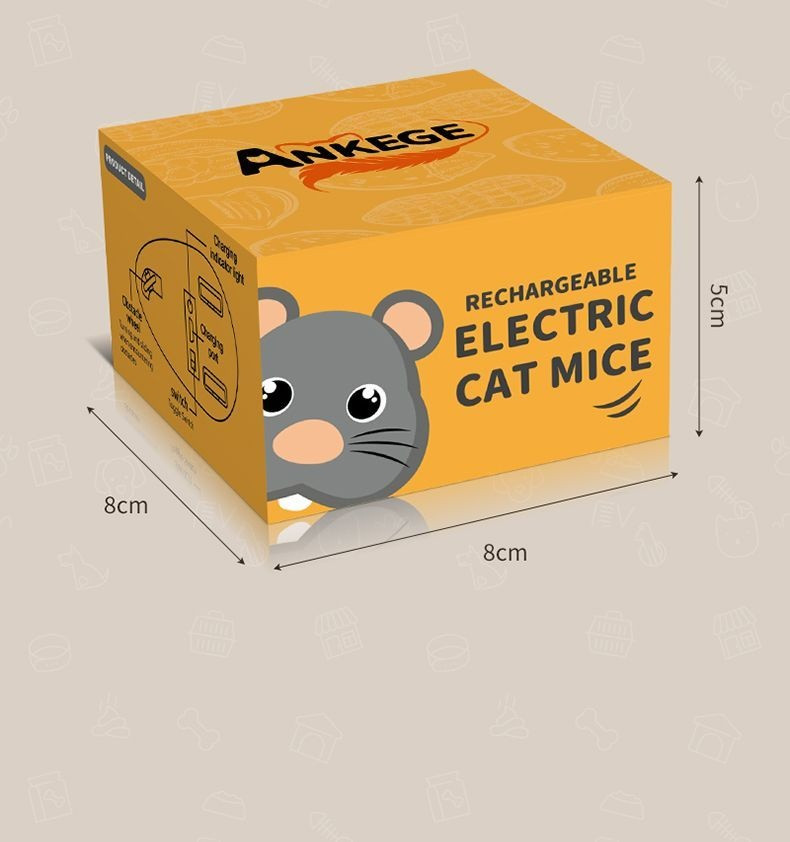 Cat Toy Electric Mouse Simulation Teasing Cat Self-Entertainment Boredom Relief