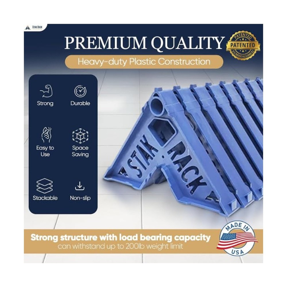 Stak Rack | 6 in 1 Painter's Accessory Tool | Stacking Design | Paint Interio...