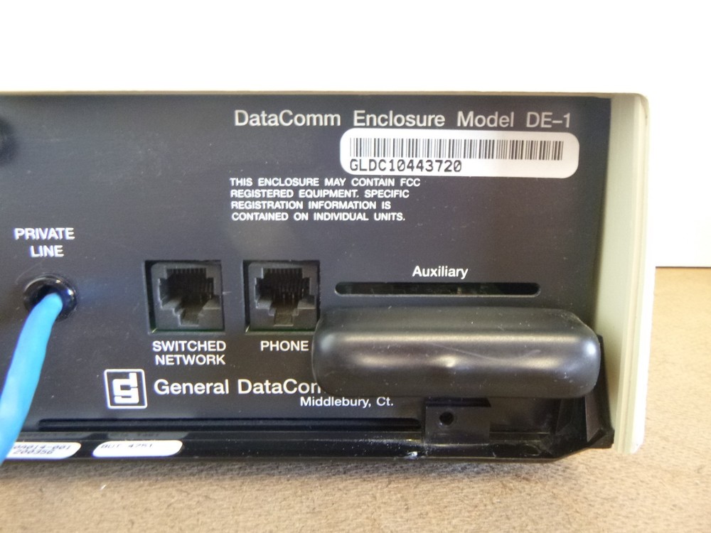 General DataComm Enclosure Model DE-1