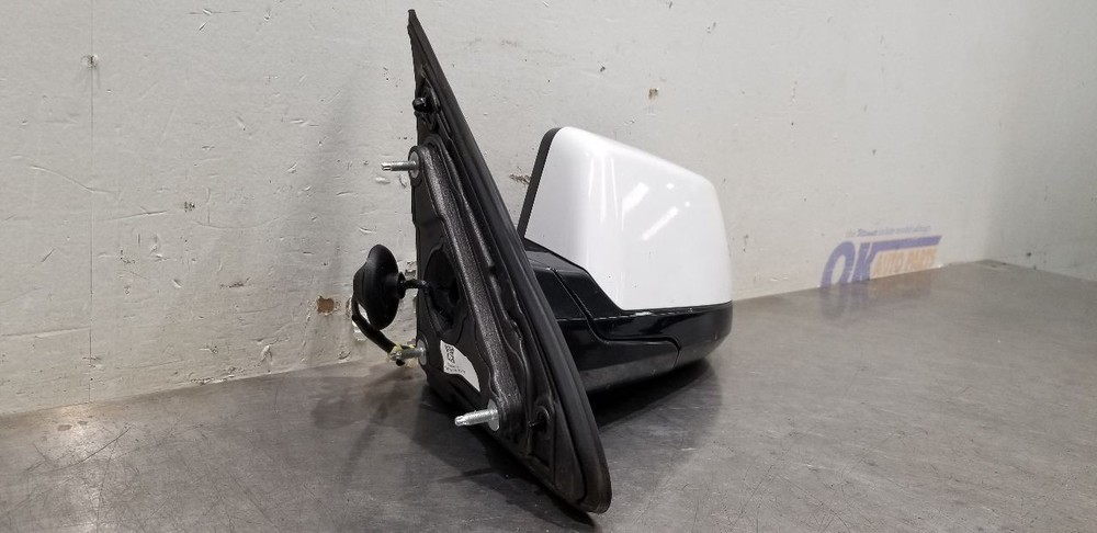 15 GMC YUKON POWER EXTERIOR SIDE VIEW MIRROR LEFT DRIVER WHITE