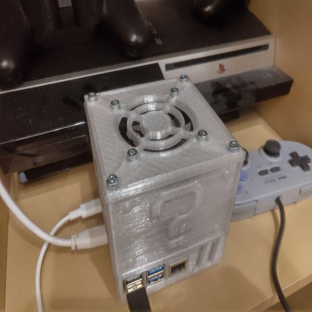 3D Printed Retrocube Case for Raspberry Pi 4