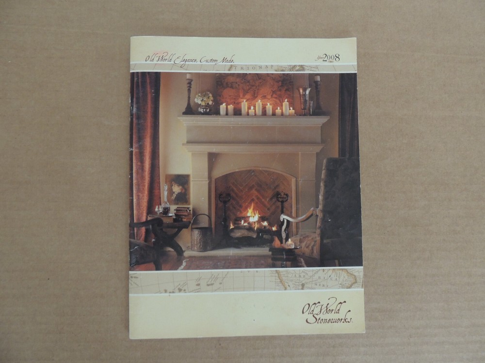 OLD WORLD ELEGANCE CUSTOM MADE 2008 STONEWORK FIRE PLACE IDEAS