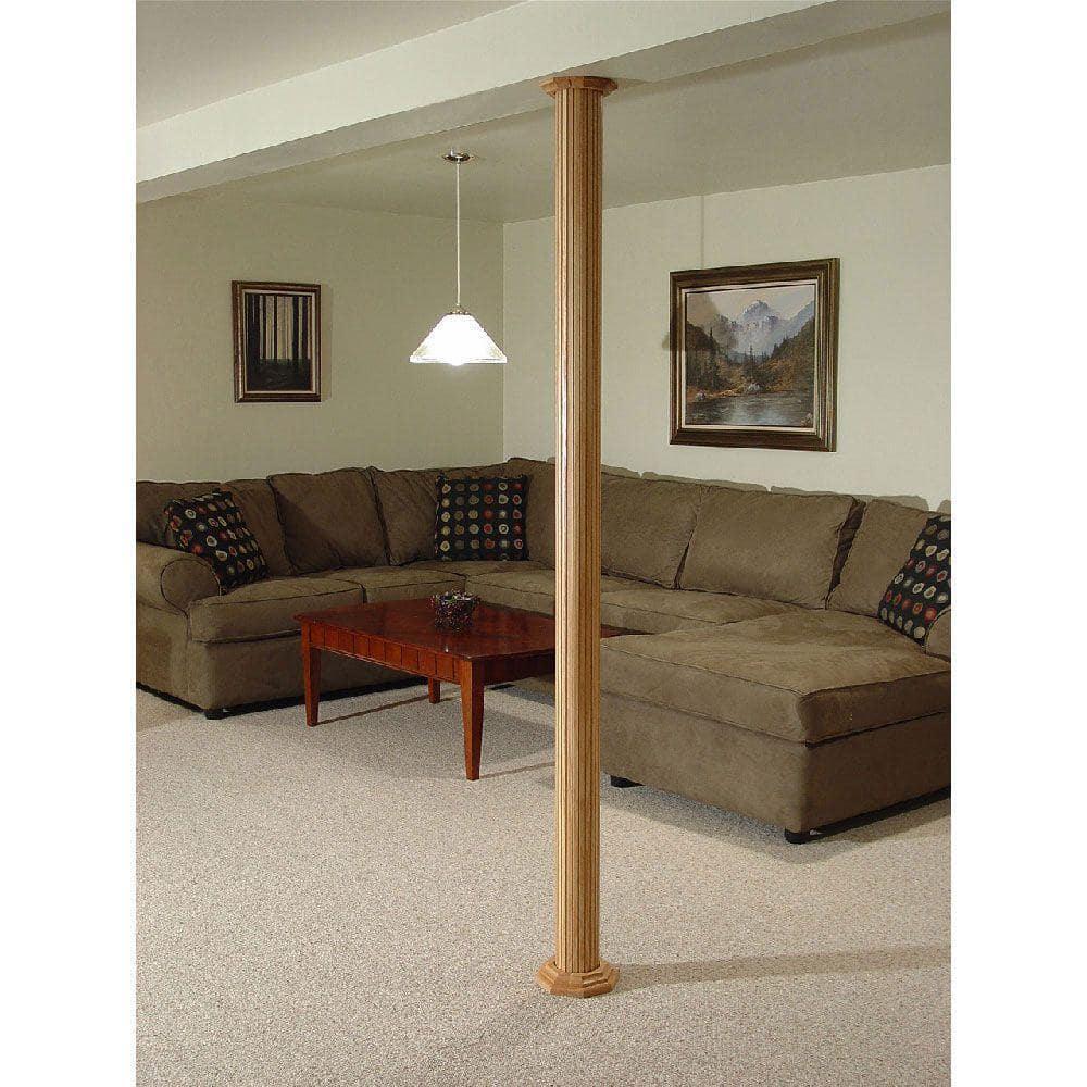 96 in. x 48 in. MDF Basement Column Cover
