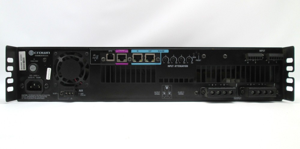 Crown DCI 4|300N DriveCore Install 4-Ch Amplifier Blu Link Network Amp #955