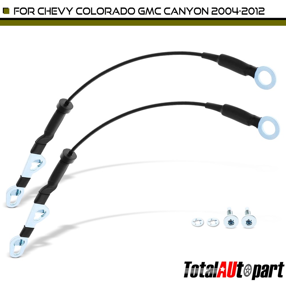 2Pcs Tailgate Support Cable for Chevy Colorado GMC Canyon 2004-2012 Left & Right