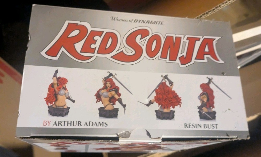 Dynamite Red Sonja Bust by Arthur Adams Standard Color Version