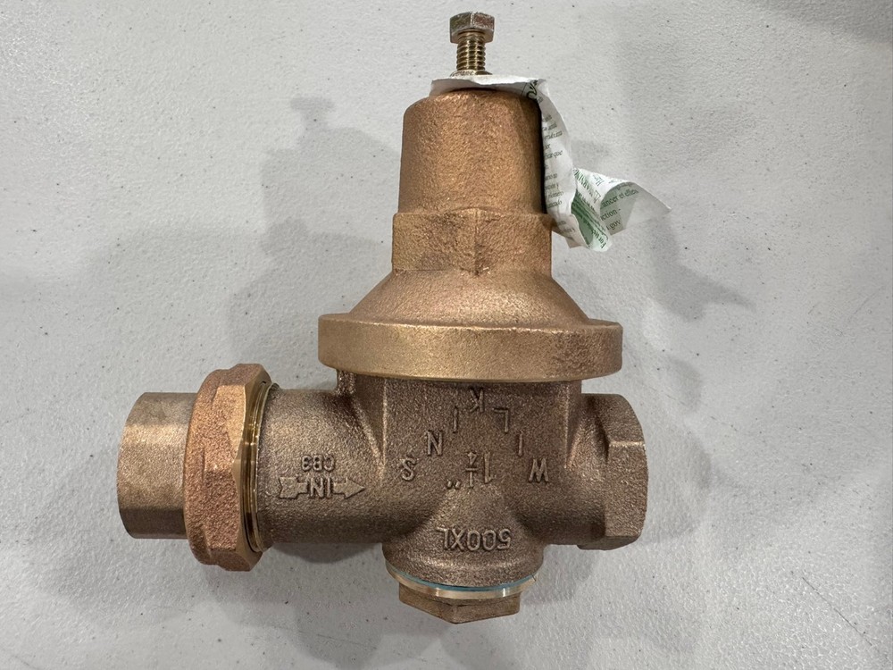 Zurn 114-500XL Water Pressure Reducing Valve fnpt 1.25"