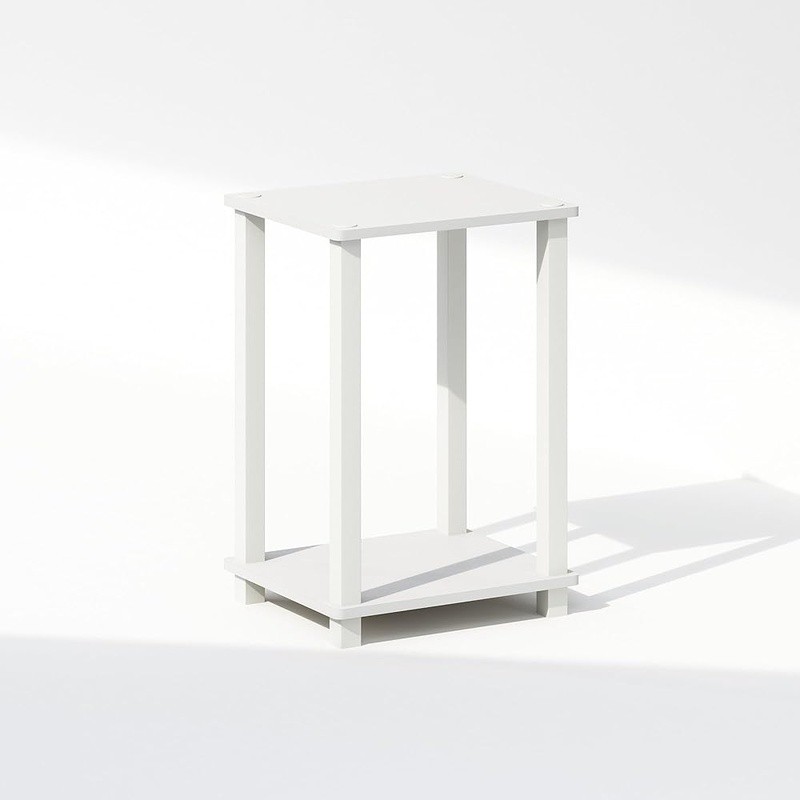 Minimalist Nightstand Open Shelf Compact Bedside Table Bedroom Dorm New