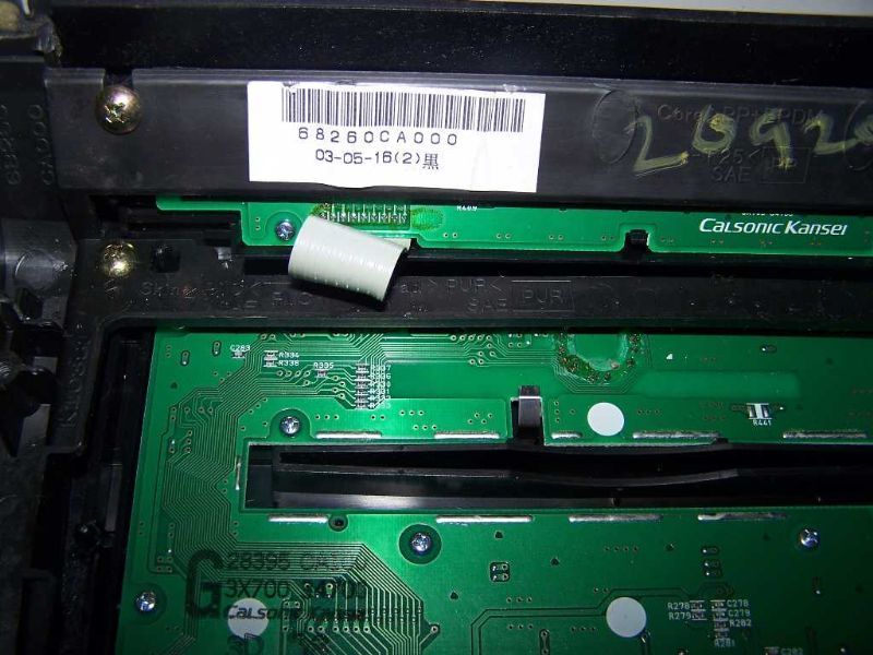 03-04 NISSAN MURANO TEMPERATURE CONTROL PANEL 574553
