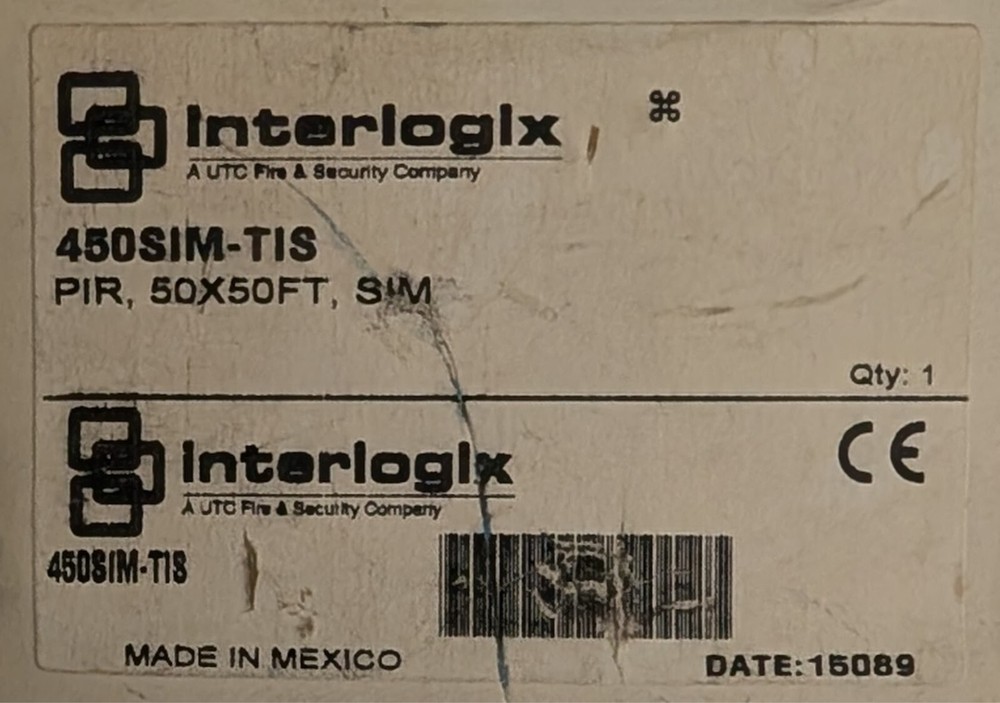 Interlogix 450SIM-TIS Motion Sensor - SAME DAY SHIPPING