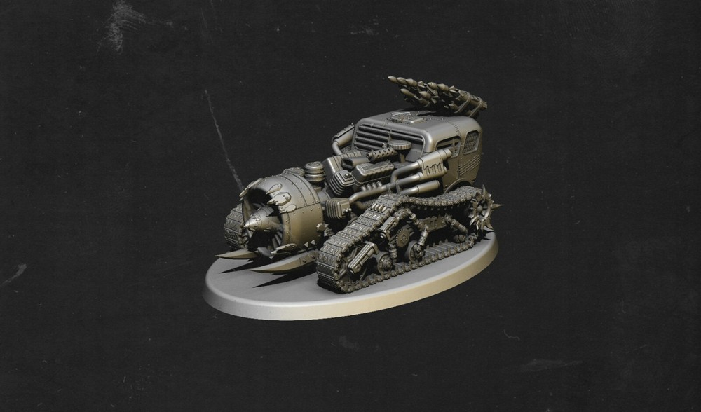 Wargames Compatible - Orc Tracked Jet, Bulwark