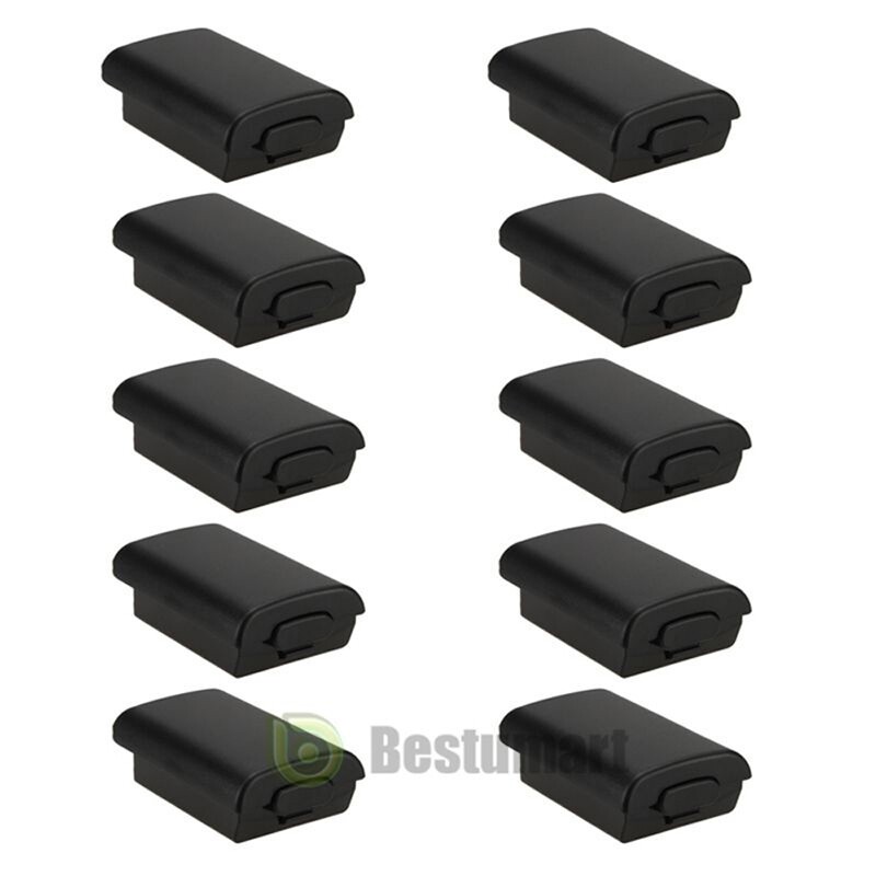 20x Black AA Battery Back Cover Case Shell Pack For Xbox 360 Wireless Controller