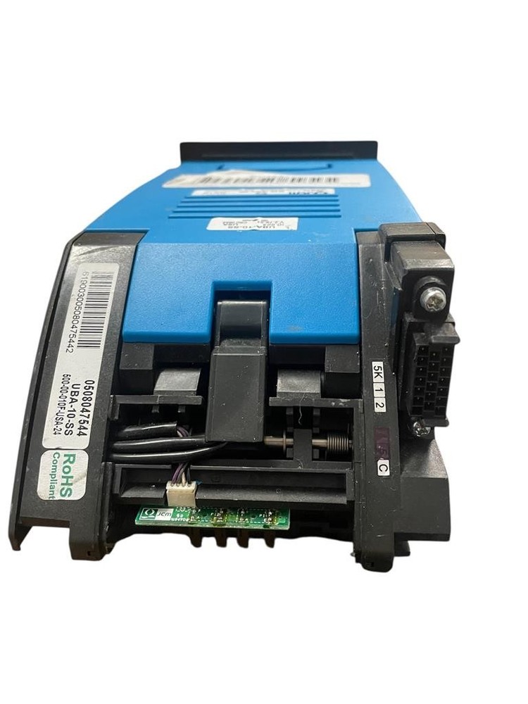 JCM UBA-10-SS Bill Acceptor Pull from working machine Used RoHS Compliant