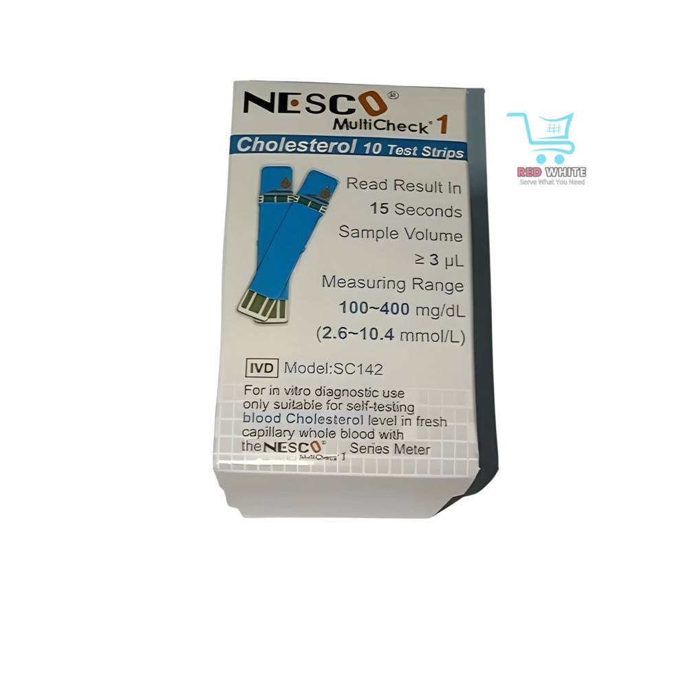 NESCO Multicheck Cholesterol Test Strips – Compatible Test Strips Pack