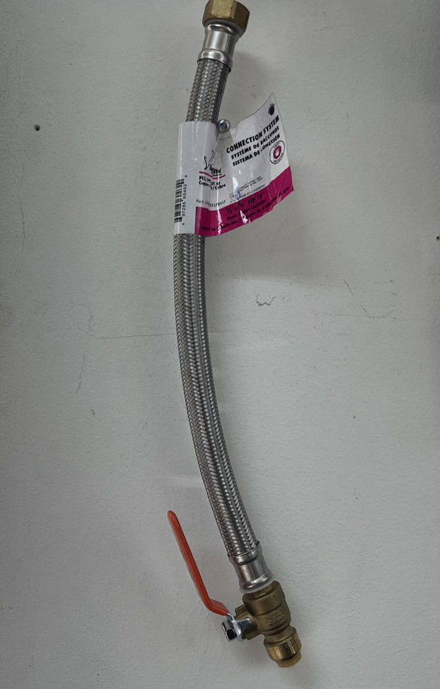 SharkBite 1/2 in. Push-to-Connect x 3/4 in. FIP x 18 in. Braided Stainless Stee