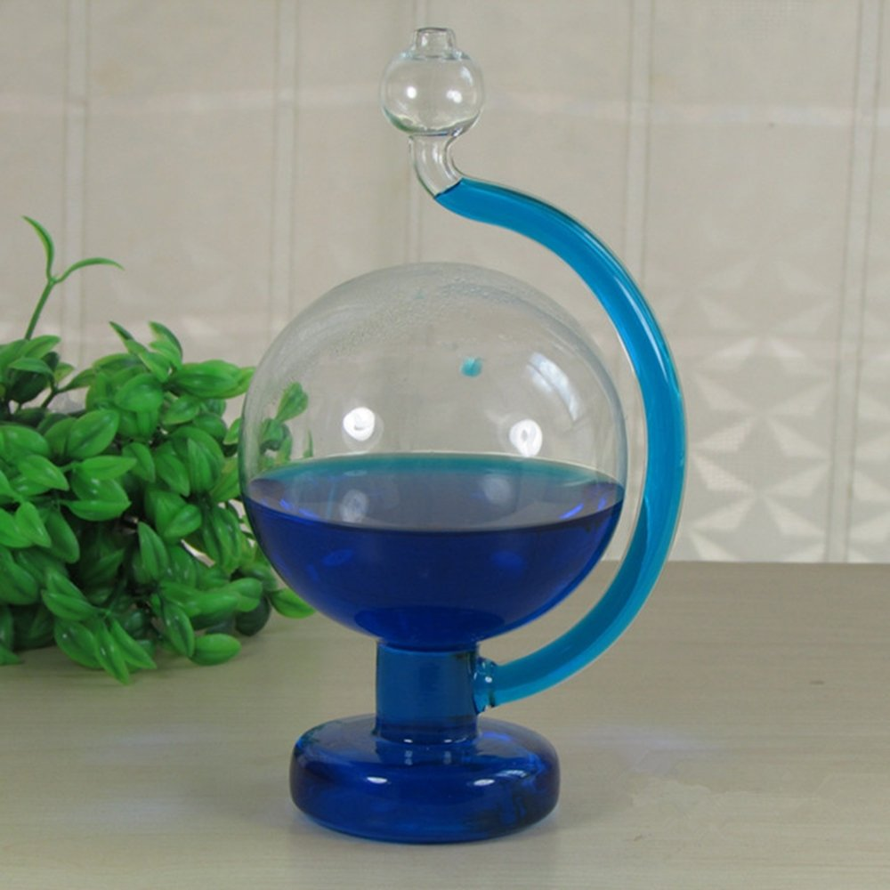 Storm Glass Weather Forecaster - Modern Home Ornament Visual Forecasting Tool