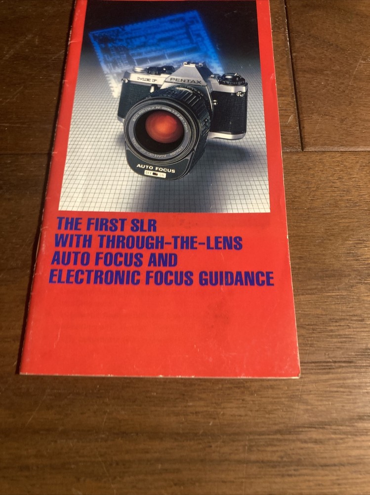 Original Pentax ME F Camera Brochure