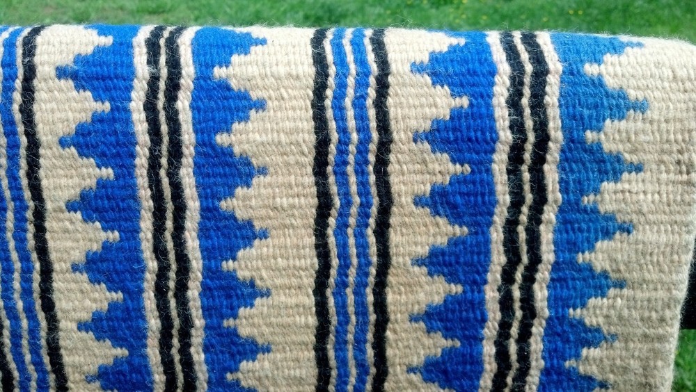 Two Wool Western Show Saddle Pads - Harris