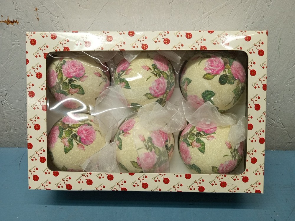 Dillard’s Trimmings Rose Ornaments (LL)