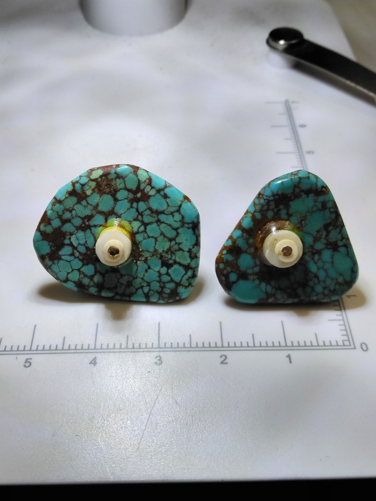 vintage pawn turquoise Earrings