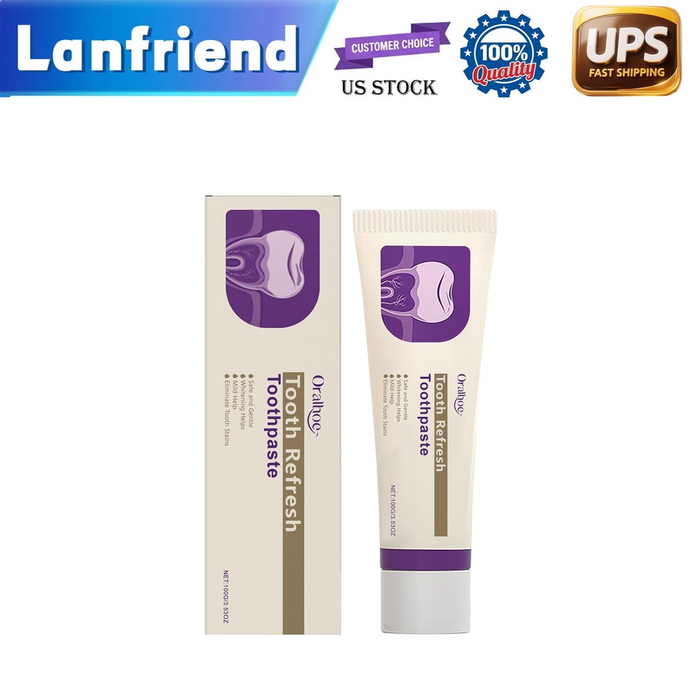 Brightening Toothpaste – Brightens Teeth Gently Cleans Dirt Care 🧼