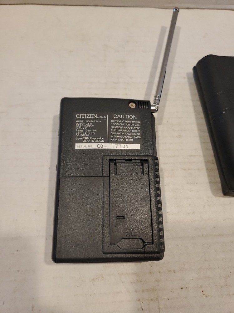 Citizen P422-1A Mini TV With Case