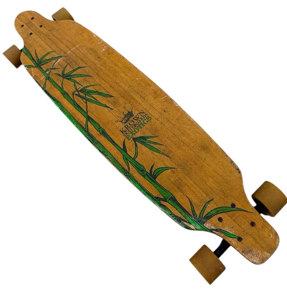 Krown Skateboards Exotic Bamboo Drop-Through 42” Longboard