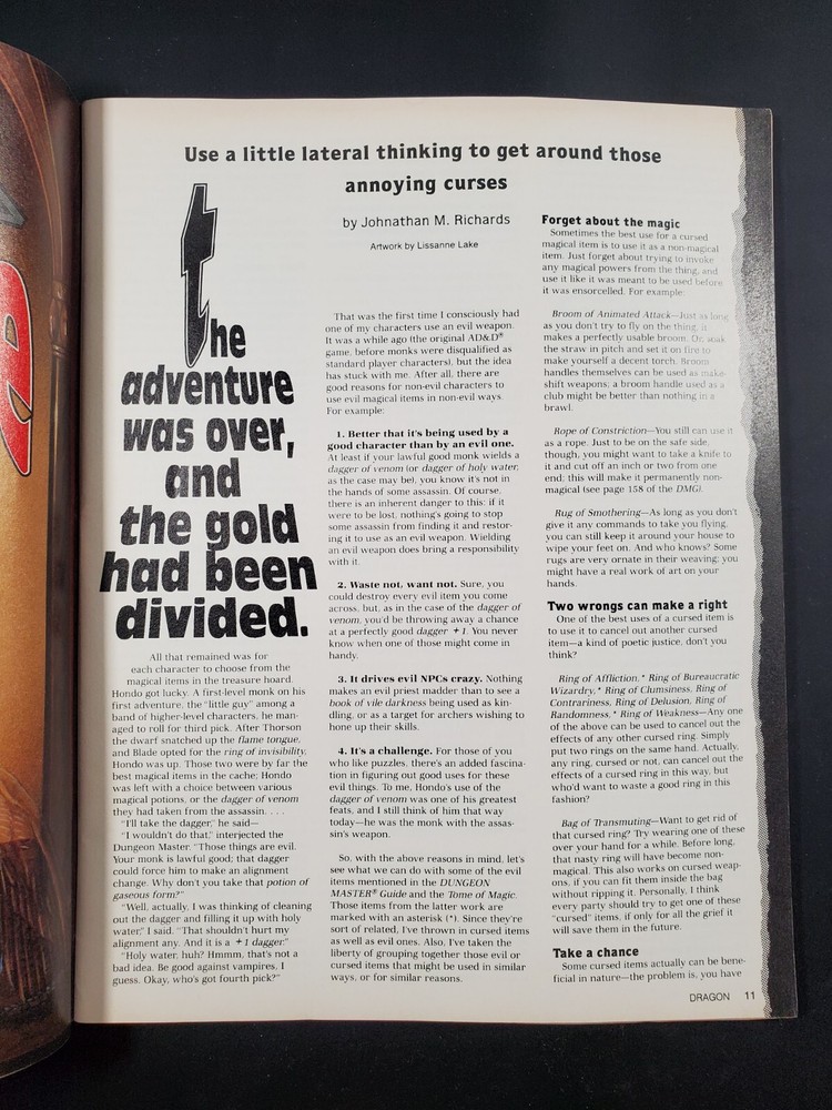 Dragon Magazine #215 March 1995