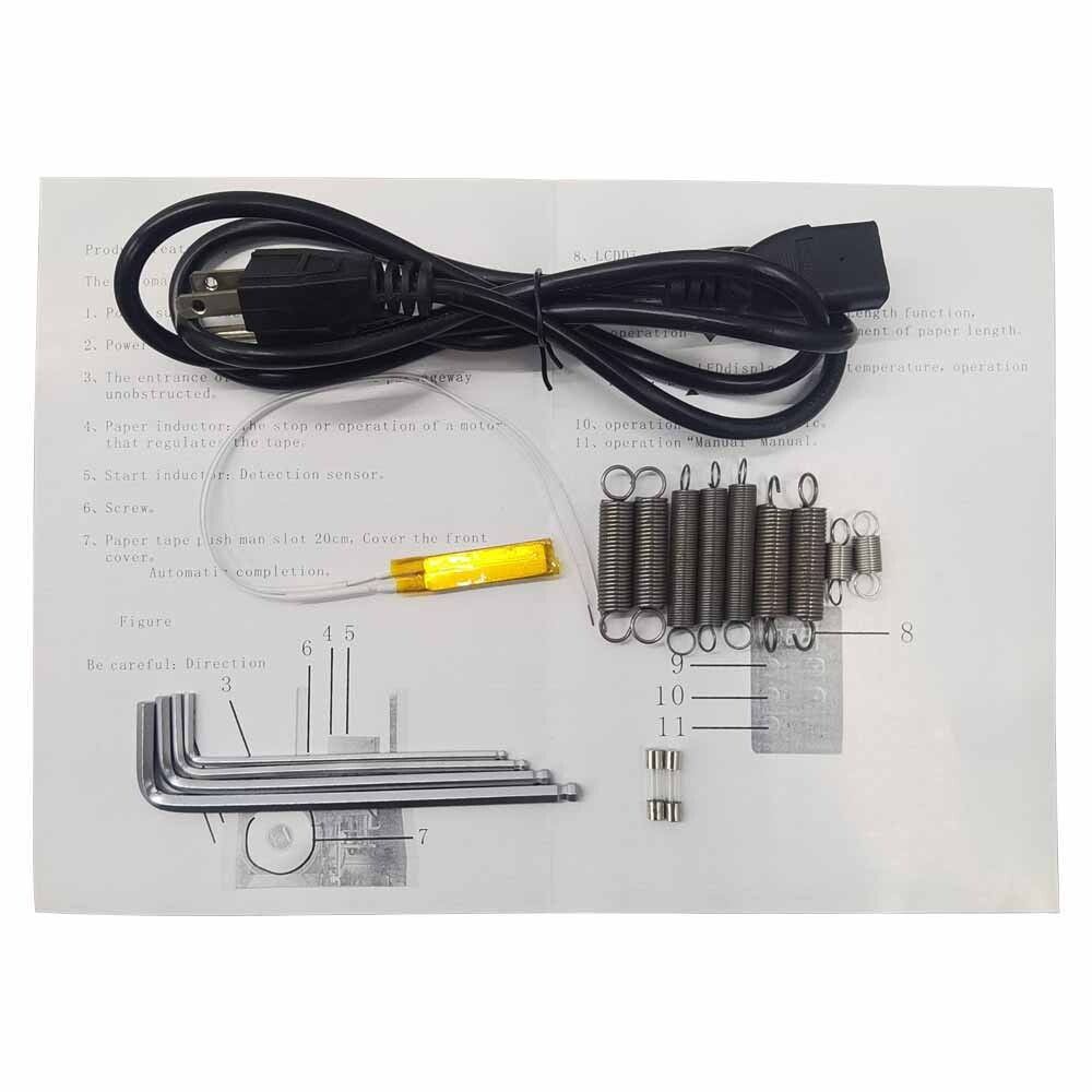 Automatic Paper Bag Money Bundling Machine Nylon Belt Bill Binding Machine 110V