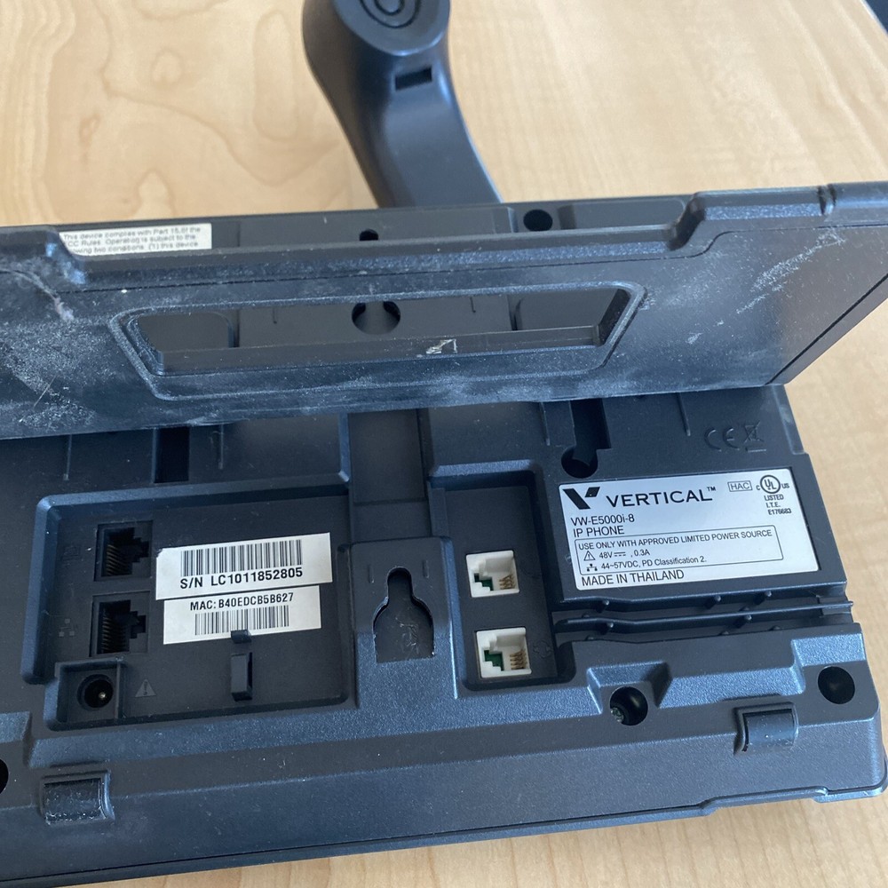 Vertical VOiP Phone Model VW-E5000i-8 Great Condition