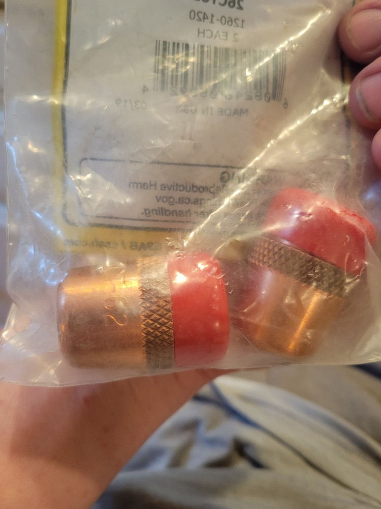 TWECO 26CT62 MIG NOZZLE 2/PKG 1260-1420