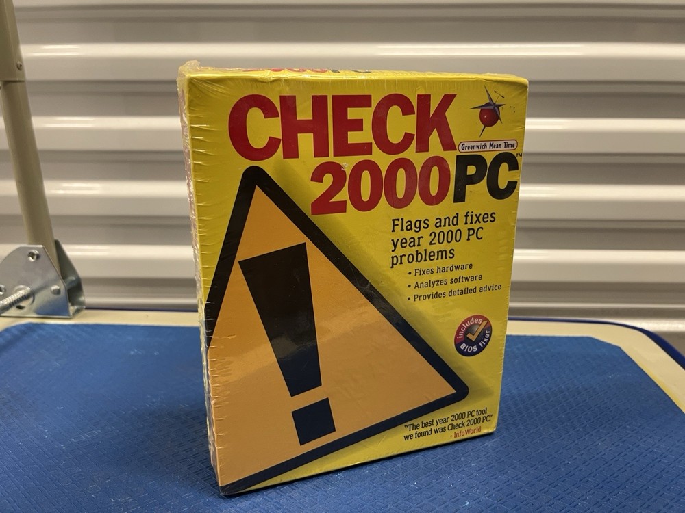 NEW CHECK 2000PC Deluxe "Is your PC Ready for Year 2000" Vintage 1999 Software
