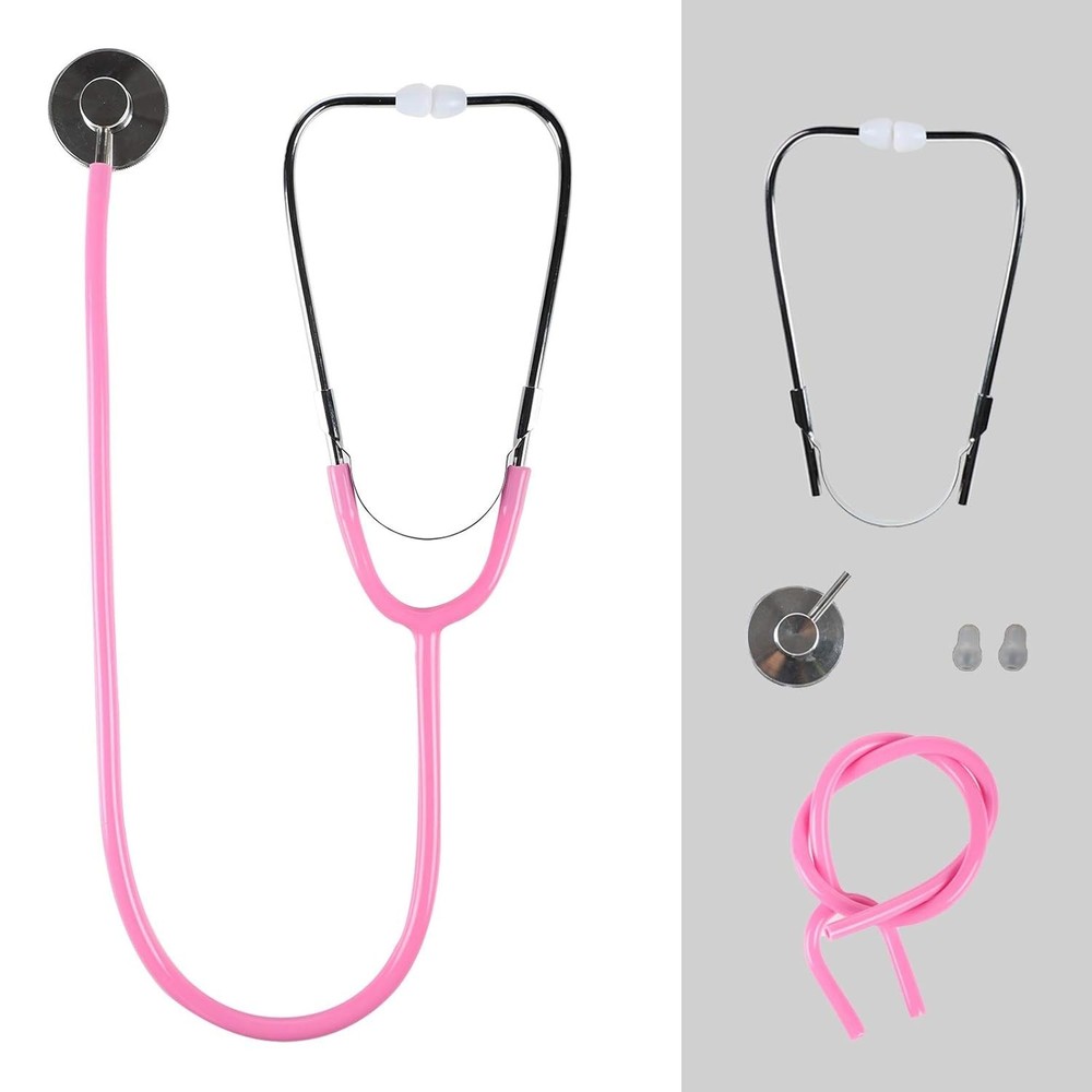 Playful Pink Stethoscope for Kids - Real Functionality for Future Doctors