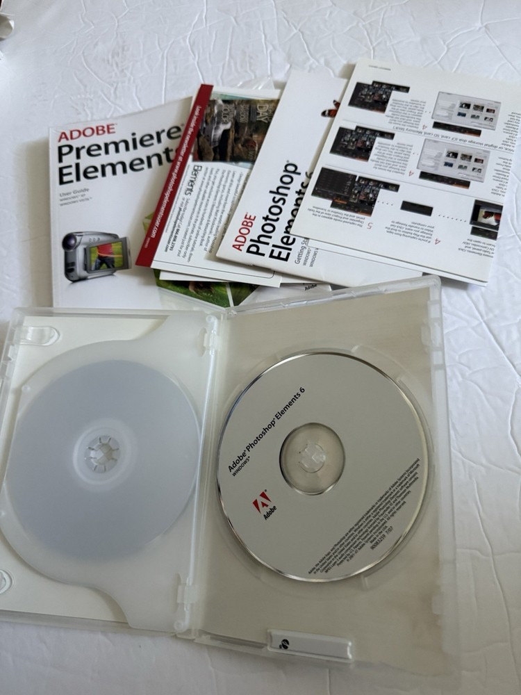 Adobe Photoshop Elements 6 & Premiere Elements 4 with Serial Numbers