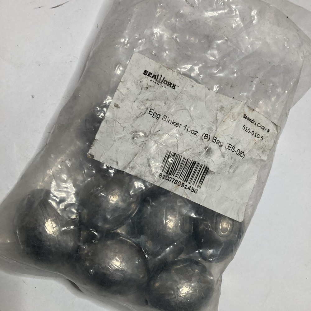 Seaworx Egg Sinker 10oz (8 Pack) 510-010-5